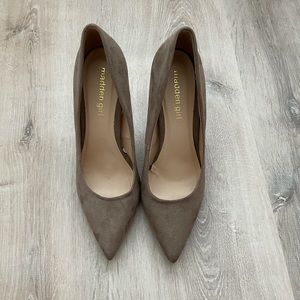 steve madden suede worn once heels